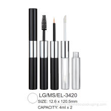 Dual Head Plastik aus Kunststoff rund kosmetisch Lipgloss/Mascara/Eyeliner -Behälter